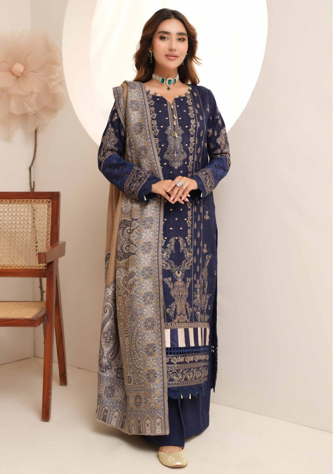Winter Collection - Johra - Meerab - JH24#645 - Official Johra - Agha Fabrics UK