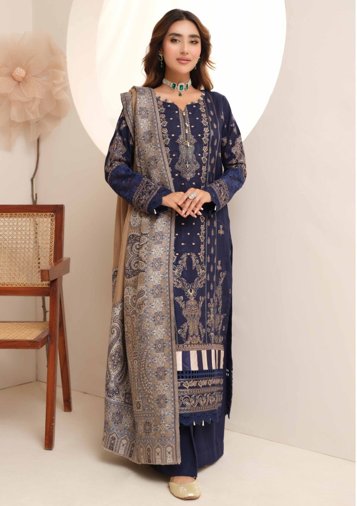 Winter Collection - Johra - Meerab - JH24#645 - Official Johra - Agha Fabrics UK