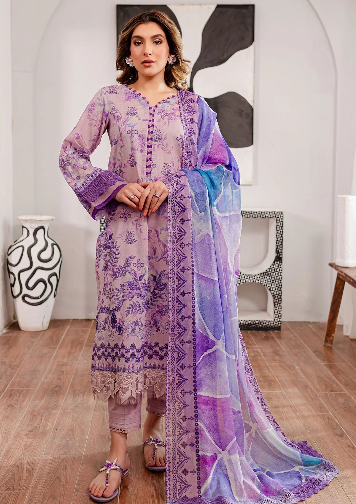 Lawn Collection - Nureh - Signature Prints - SP24#98