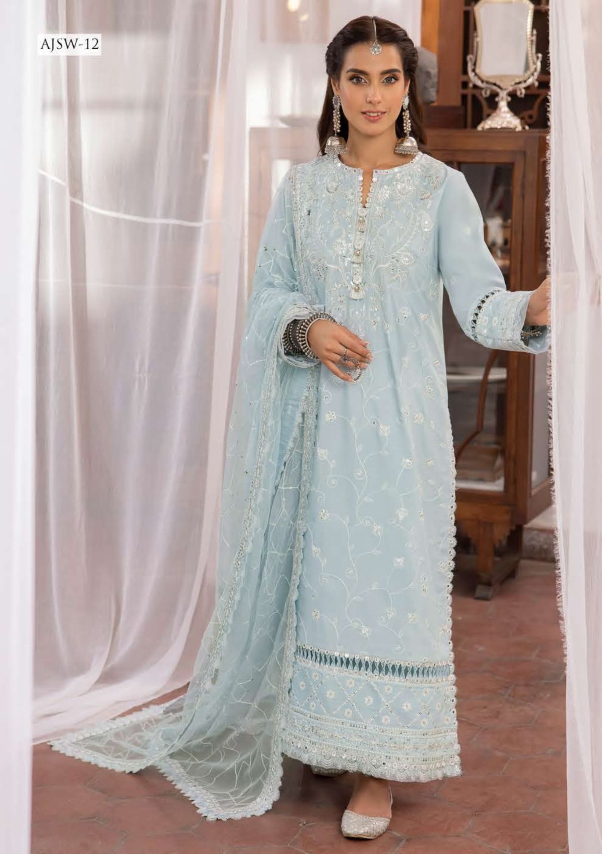 Formal Collection - Asim Jofa - Shadow Work - AJSW#12 - Official Asim Jofa - Agha Fabrics UK