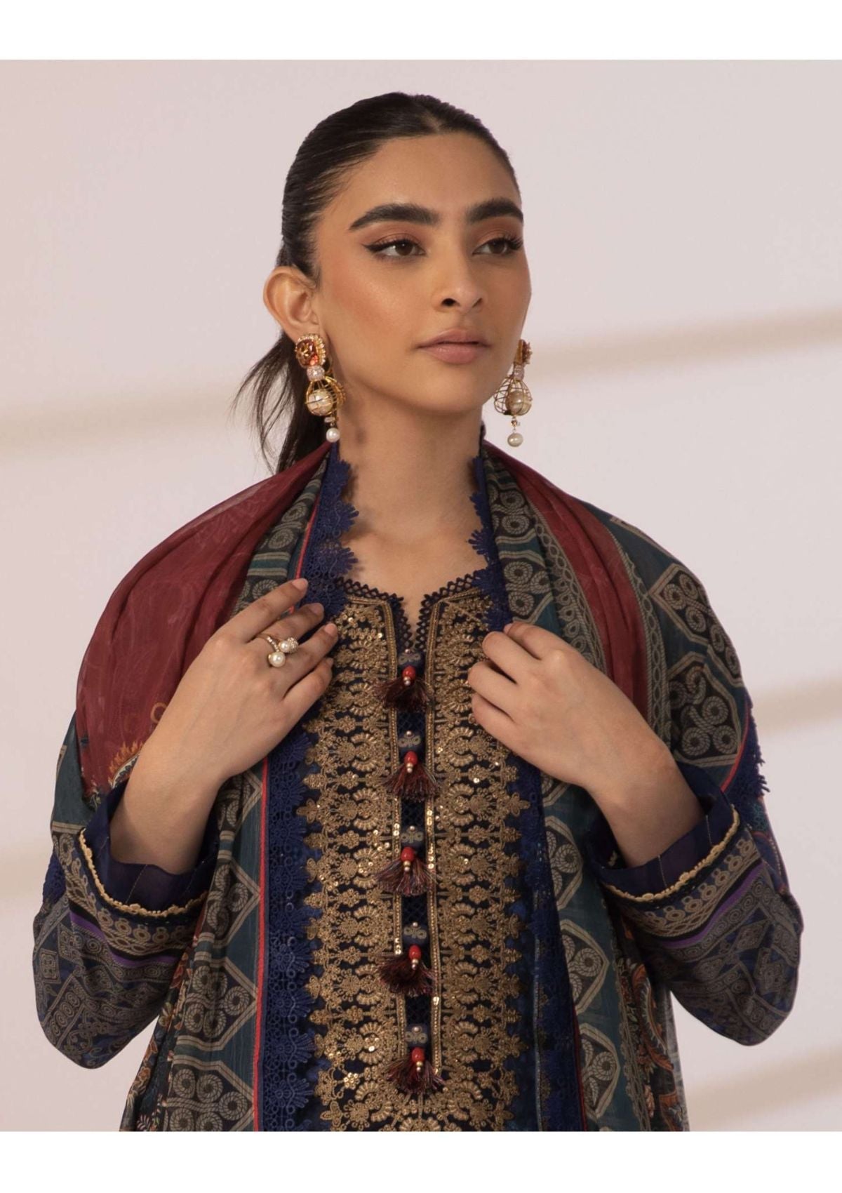 Lawn Collection - Asim Jofa - Prints - AJBP#13 - Official Asim Jofa - Agha Fabrics UK