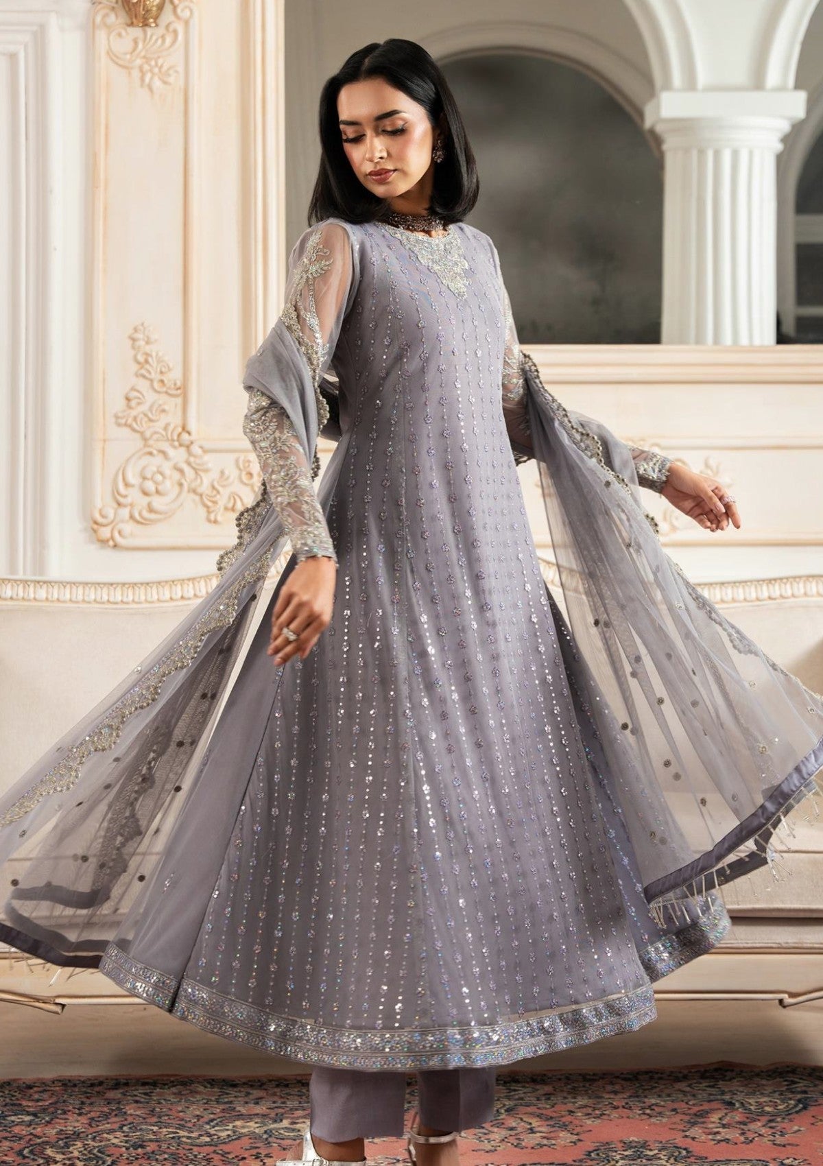 Formals - Zarif - Nafees - Unstitched 25 - ZNAF-01 MERVE