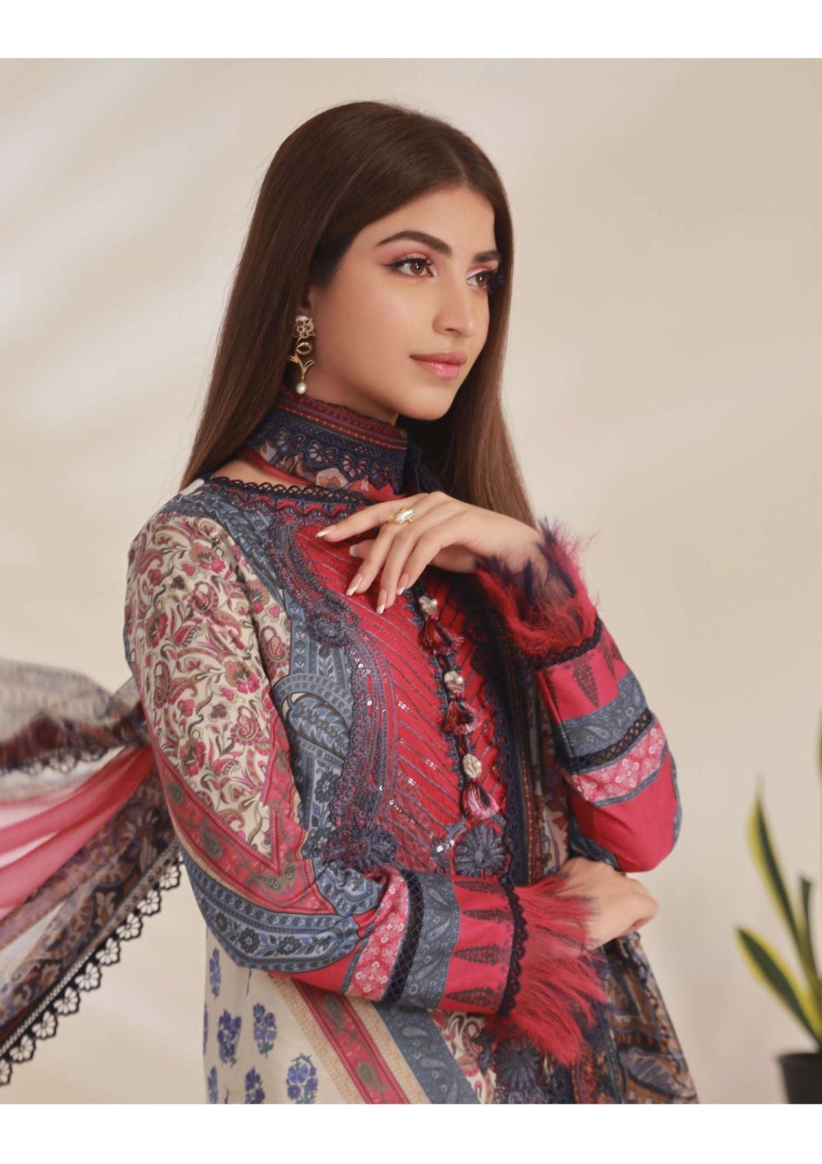 Lawn Collection - Asim Jofa - Prints - AJBP#14 - Official Asim Jofa - Agha Fabrics UK