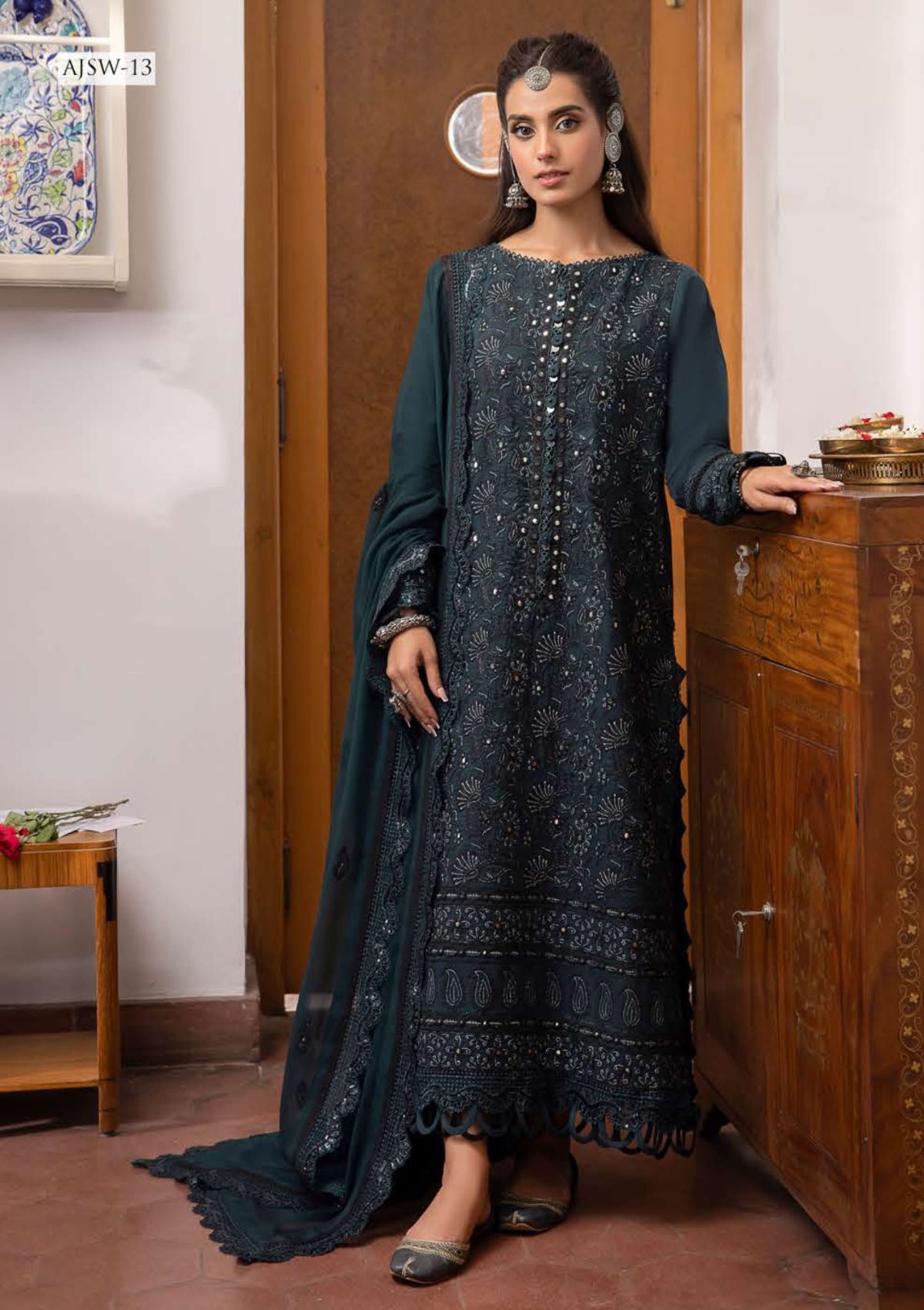 Formal Collection - Asim Jofa - Shadow Work - AJSW#13 - Official Asim Jofa - Agha Fabrics UK