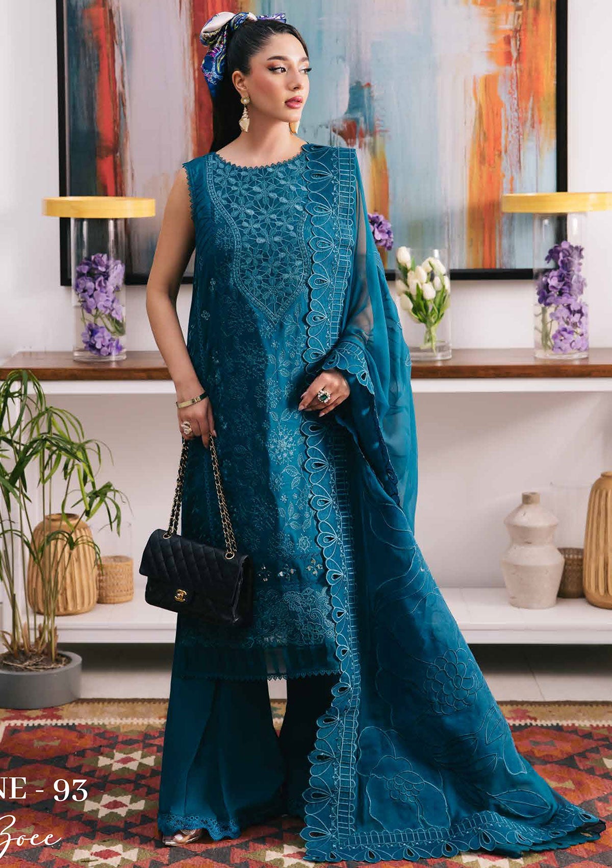 Lawn Collection - Nureh - Eid Escape - NE24#93 - Zoee - Official Nureh - Agha Fabrics UK