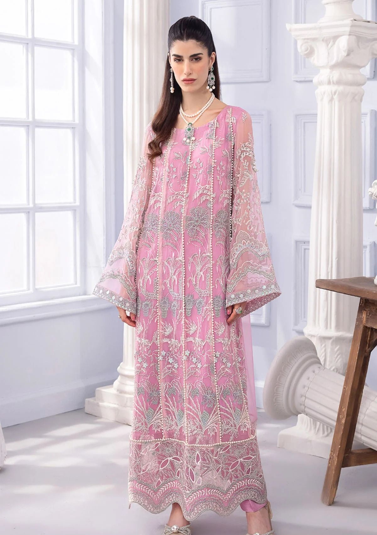 Formal Collection - Nureh - Ellenora - Luxury - Chiffon - NEL#27 - Official Nureh - Agha Fabrics UK