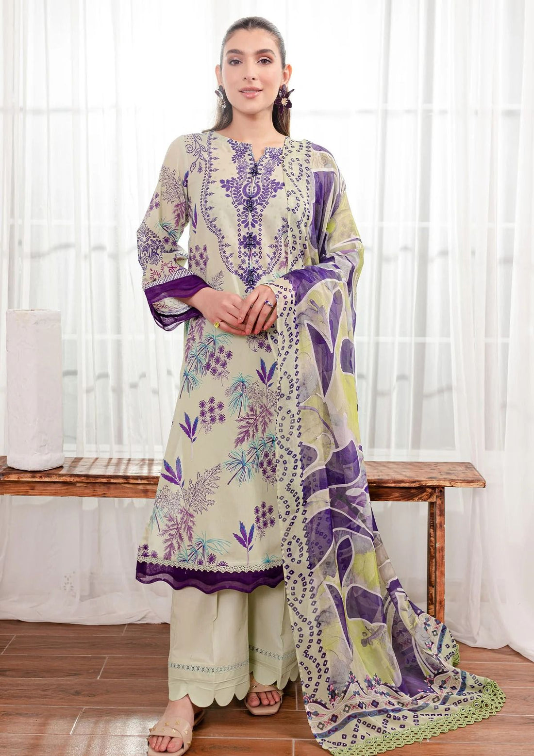 Lawn Collection - Nureh - Signature Prints - SP24#105 - Official Nureh - Agha Fabrics UK