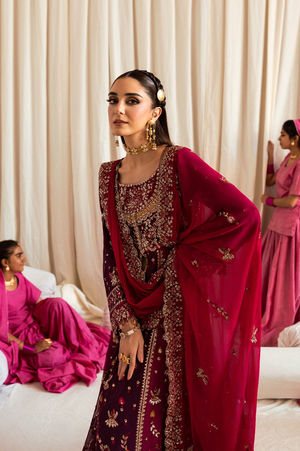 Emaan Adeel I The Empress Wedding Formals I AVORIA
