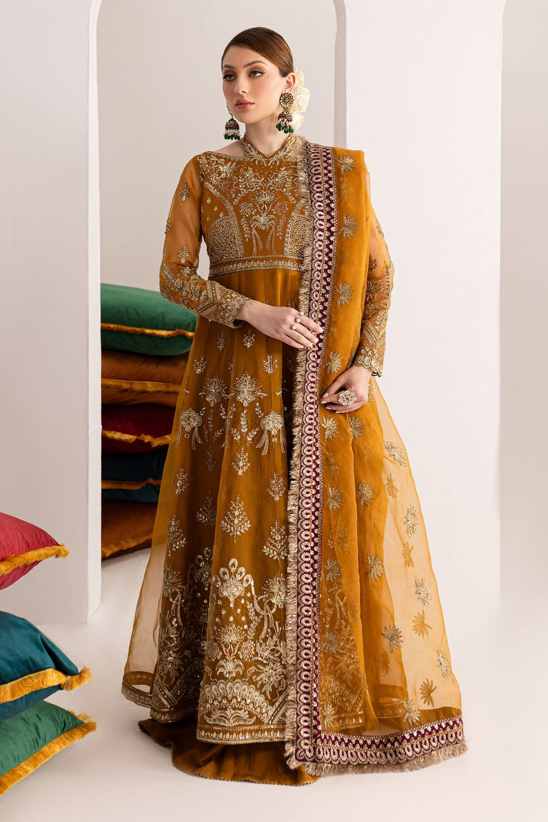 Nureh | Fancy Formals | NP-514 - Official Nureh - Agha Fabrics UK