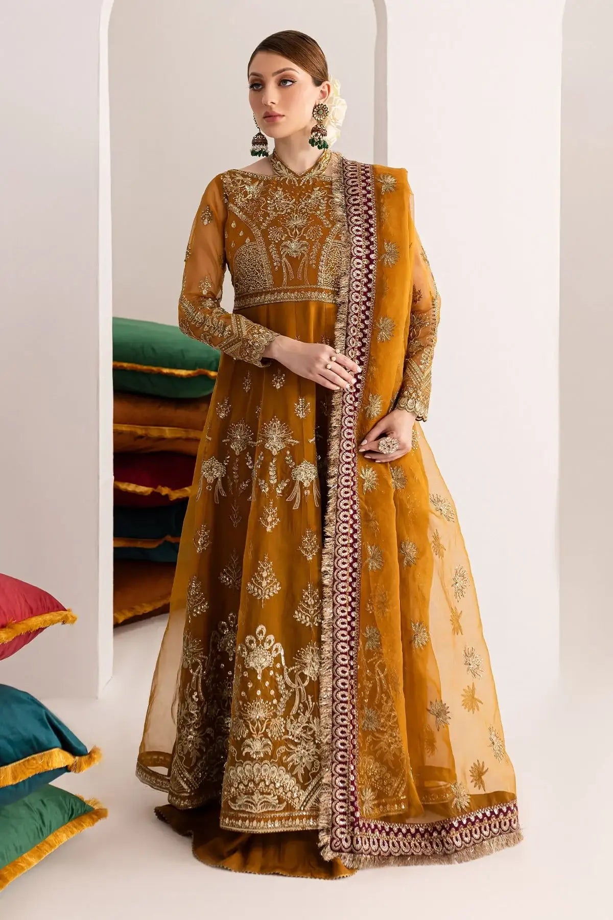 Nureh | Fancy Formals | NP-514 - Official Nureh - Agha Fabrics UK