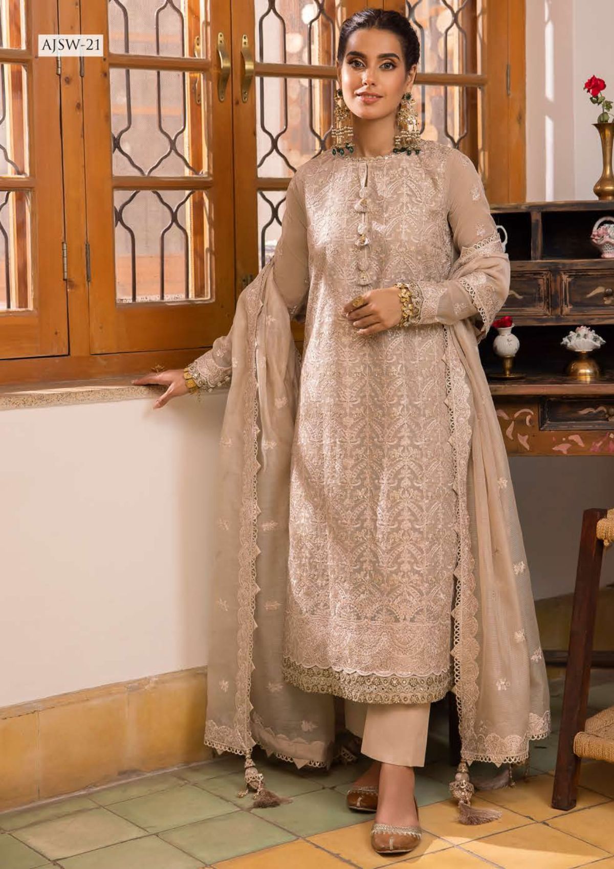 Formal Collection - Asim Jofa - Shadow Work - AJSW#21 - Official Asim Jofa - Agha Fabrics UK