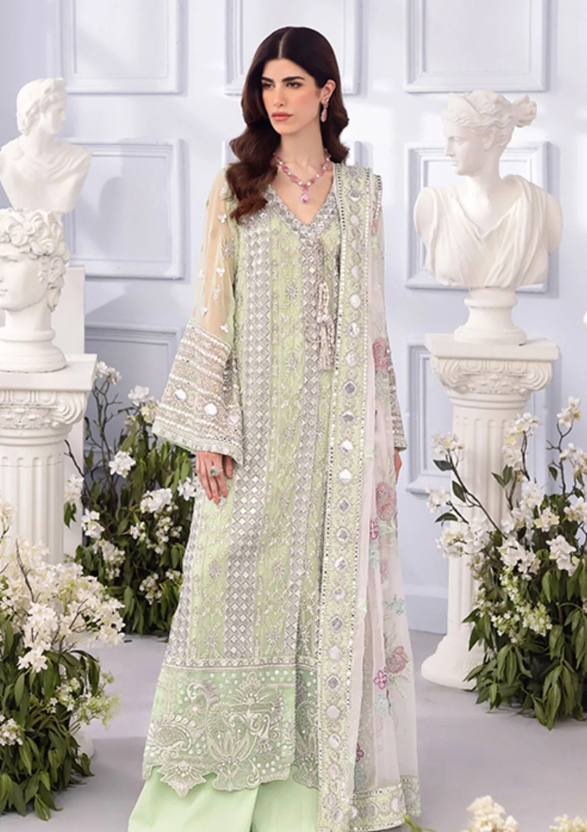 Formal Collection - Nureh - Ellenora - Luxury - Chiffon - NEL#26 - Official Nureh - Agha Fabrics UK