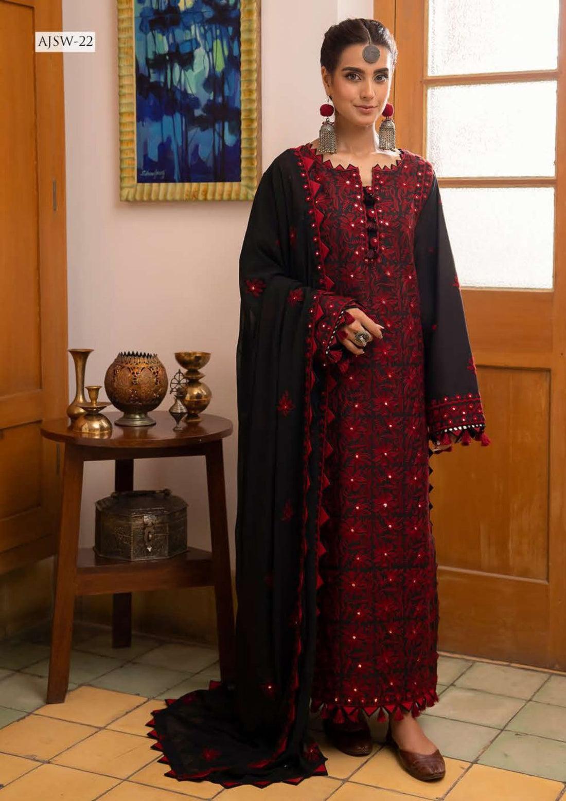 Formal Collection - Asim Jofa - Shadow Work - AJSW#22 - Official Asim Jofa - Agha Fabrics UK