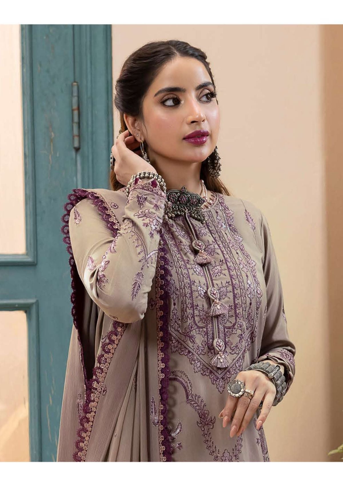 Formal Collection - Asim Jofa - Shadow Work - AJSW#23 - Official Asim Jofa - Agha Fabrics UK