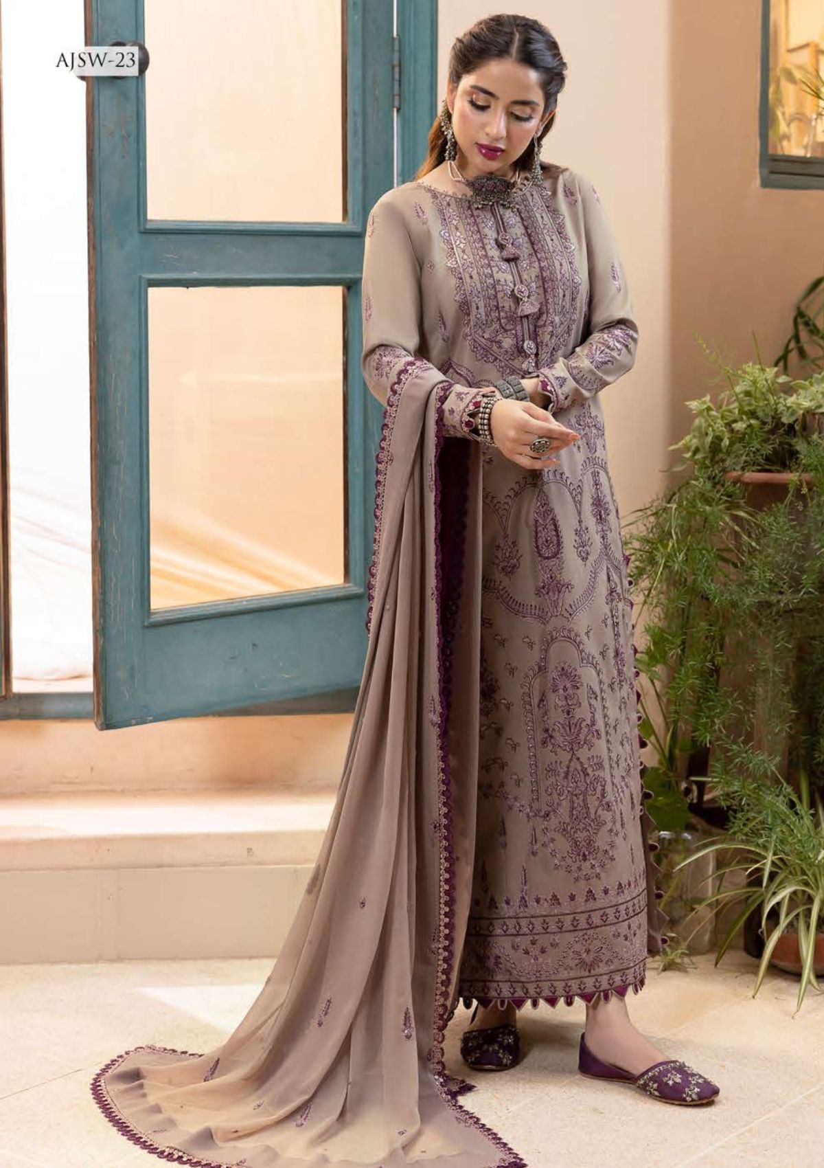 Formal Collection - Asim Jofa - Shadow Work - AJSW#23 - Official Asim Jofa - Agha Fabrics UK