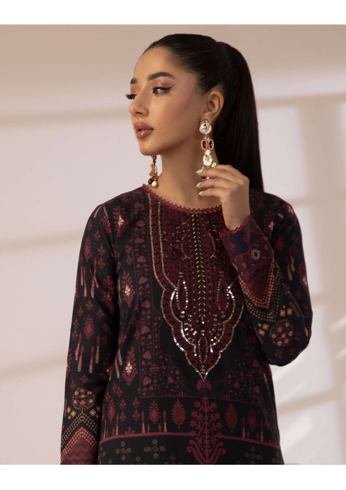 Lawn Collection - Asim Jofa - Prints - AJBP#24 - Official Asim Jofa - Agha Fabrics UK