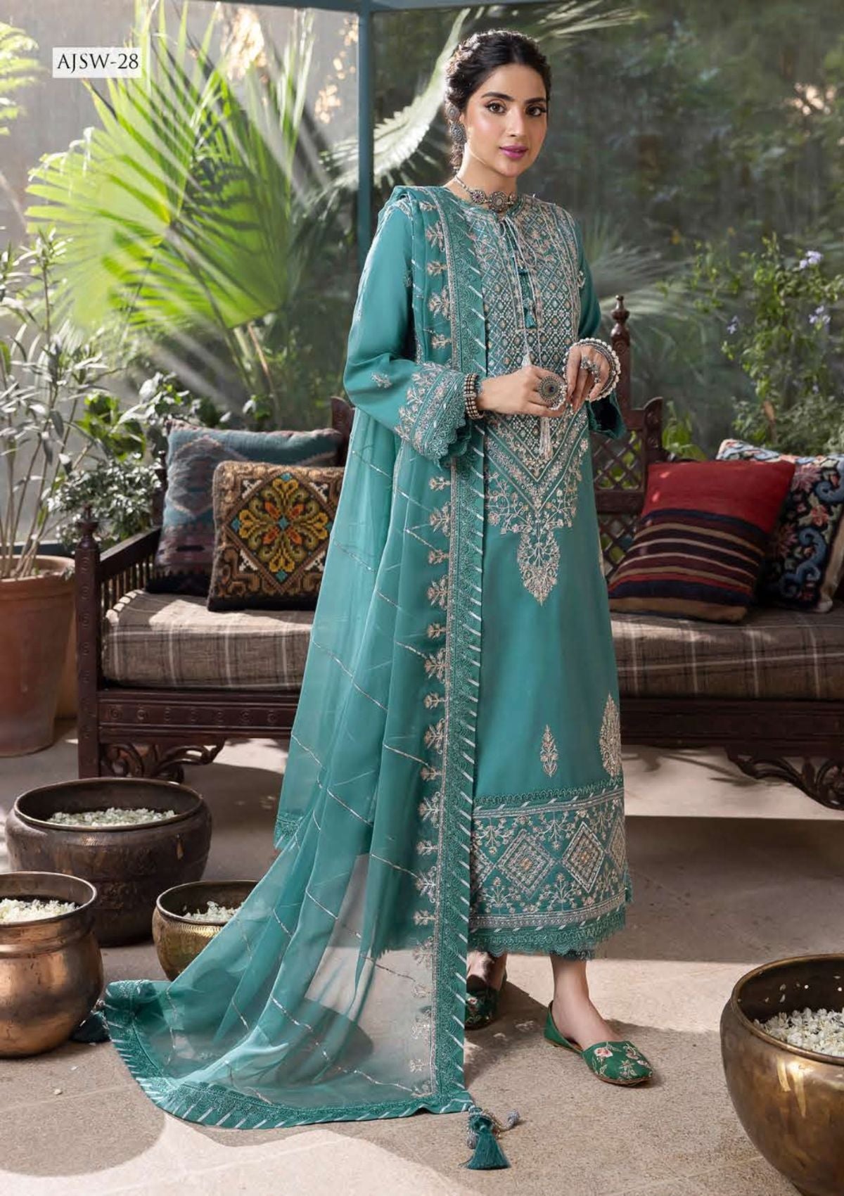 Formal Collection - Asim Jofa - Shadow Work - AJSW#28 - Official Asim Jofa - Agha Fabrics UK