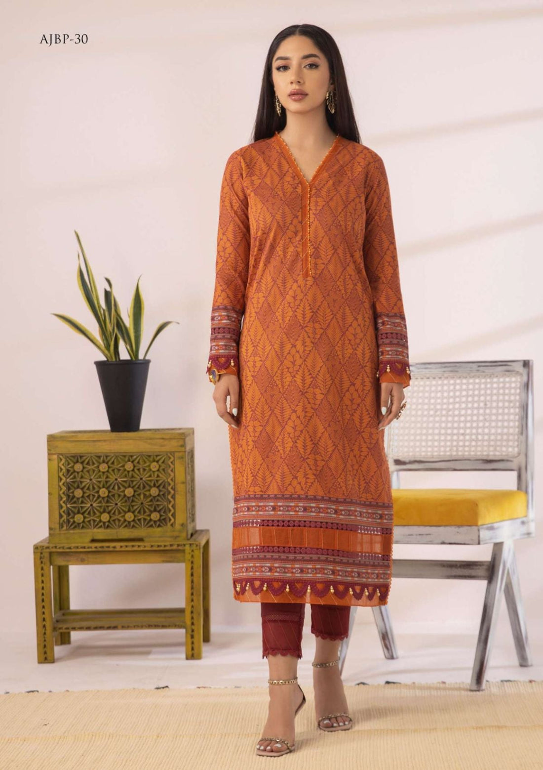 Lawn Collection - Asim Jofa - Prints - AJBP#30 - Official Asim Jofa - Agha Fabrics UK