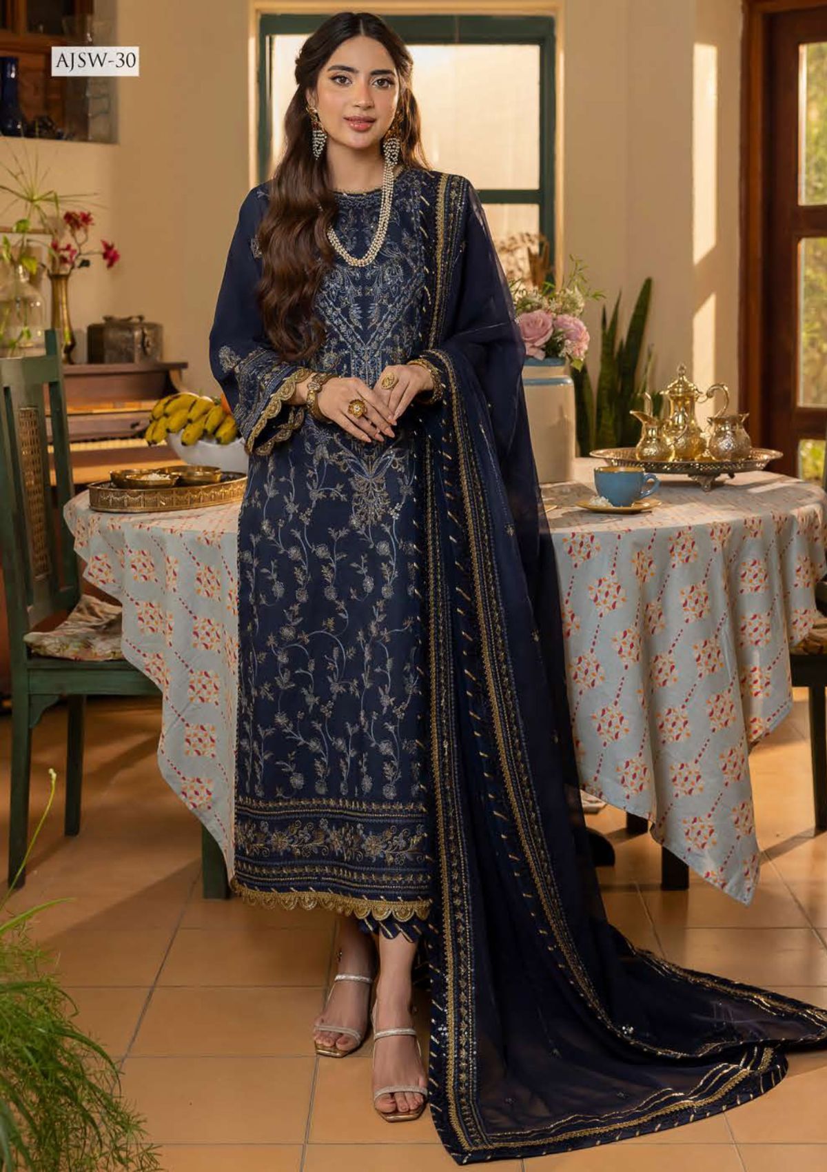 Formal Collection - Asim Jofa - Shadow Work - AJSW#30 - Official Asim Jofa - Agha Fabrics UK