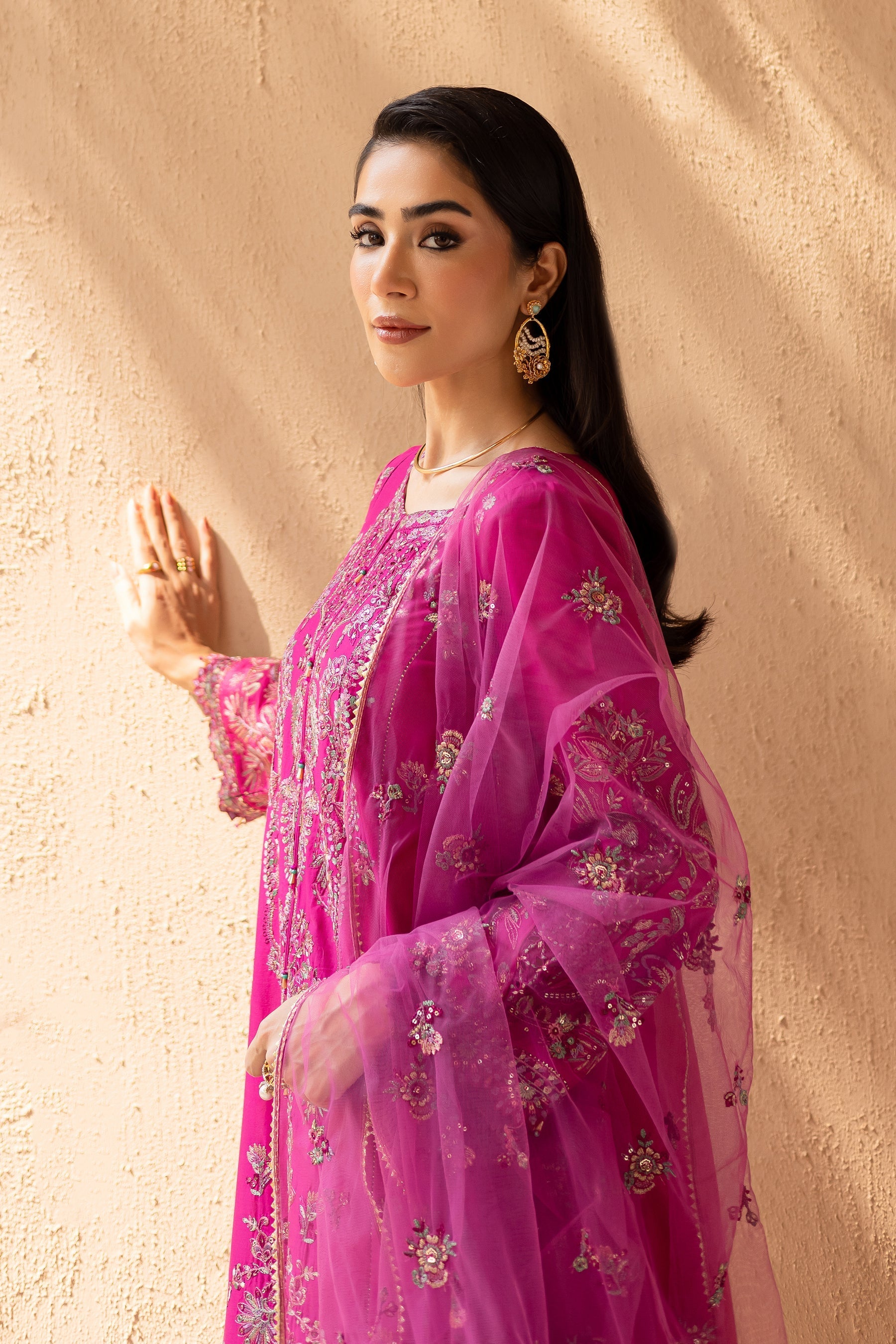 Batik | Nyra Embroidered Summer Solids | Dastak - Official Batik - Agha Fabrics UK