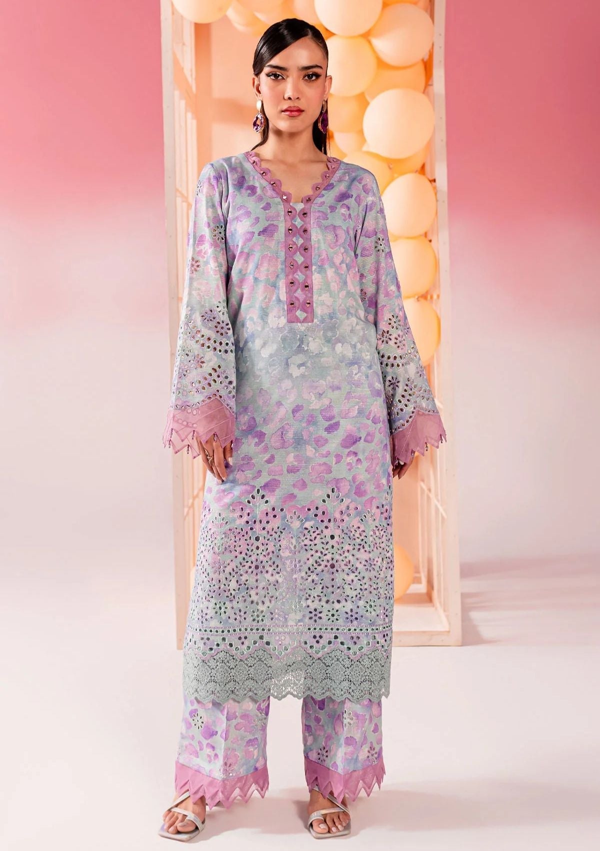 Lawn Collection - Nureh - Ballerina 24 - NU2#140 - Official Nureh - Agha Fabrics UK