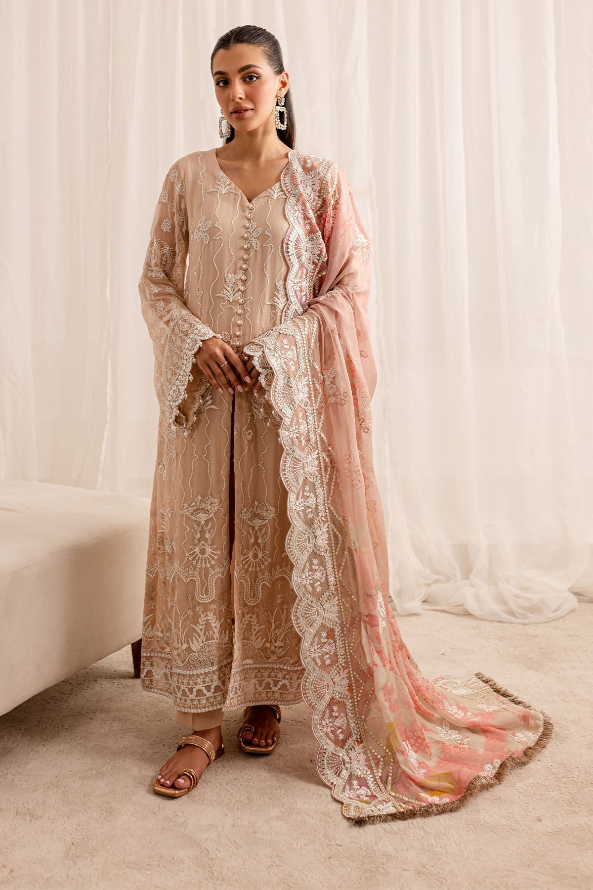 Nureh | Fancy Formals | NP-509 - Official Nureh - Agha Fabrics UK