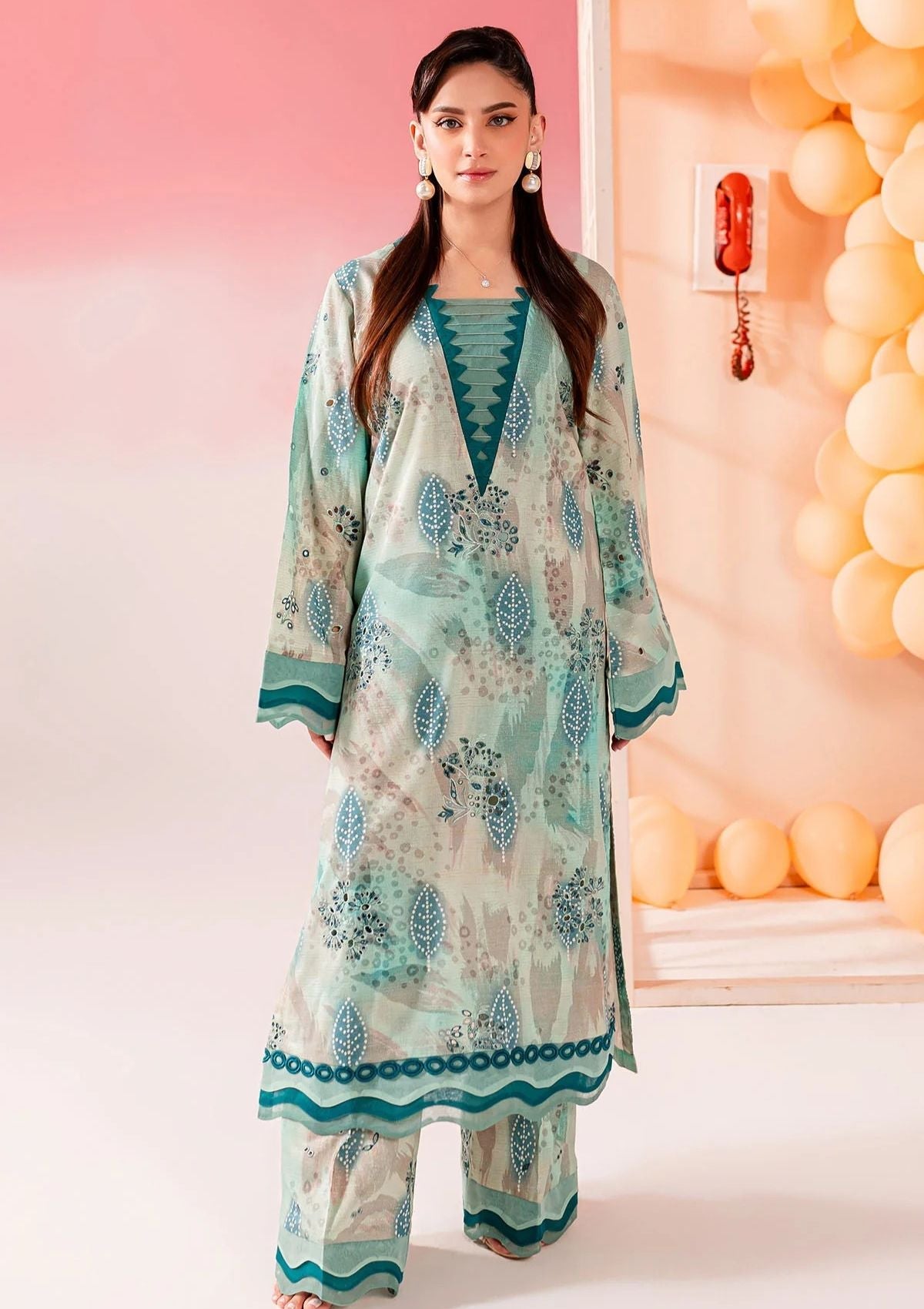 Lawn Collection - Nureh - Ballerina 24 - NU2#138 - Official Nureh - Agha Fabrics UK