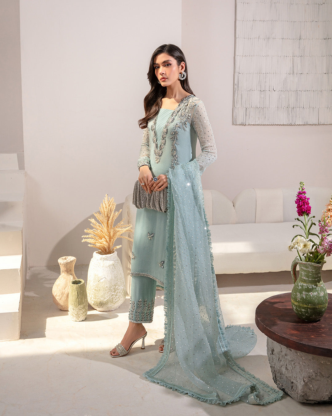 Faiza Saqlain | Lenora Luxury Pret | Arleena - Official Faiza Saqlain - Agha Fabrics UK