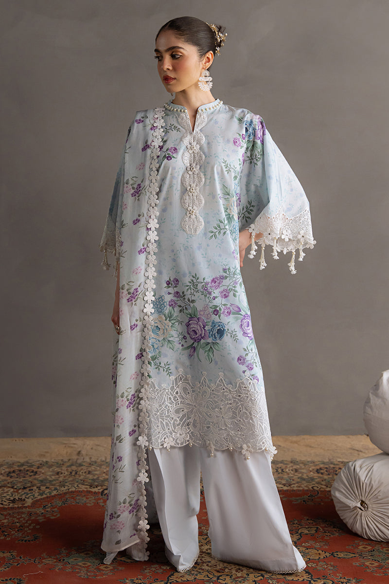 Cross Stitch | Eid Lawn Edit 25 | OCEAN BREEZE