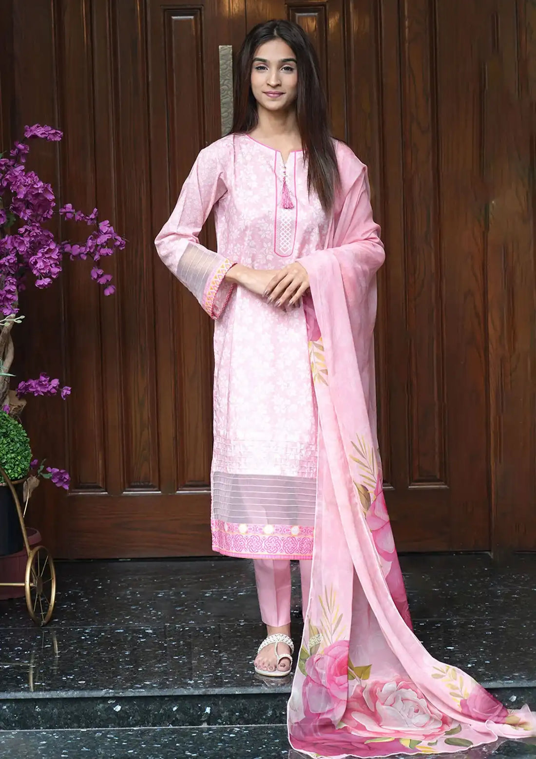 Winter Collection - Madiha Jahangir - Gulmira - Cambric - 3 pcs - D#07 - Official Madiha Jahangir - Agha Fabrics UK
