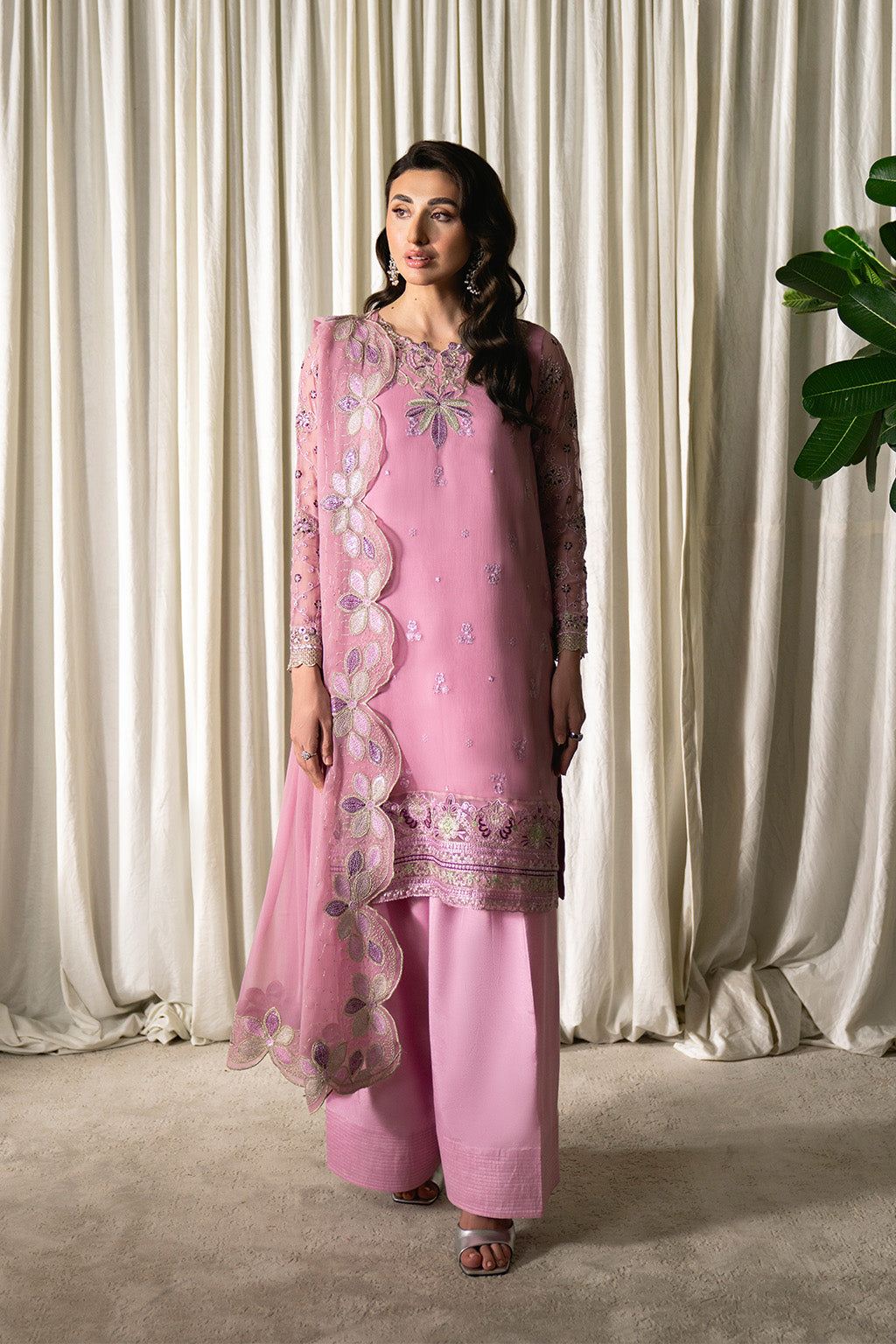 Neeshay | Ready to Wear Chiffon | RTW-CHFN-01 LILAC
