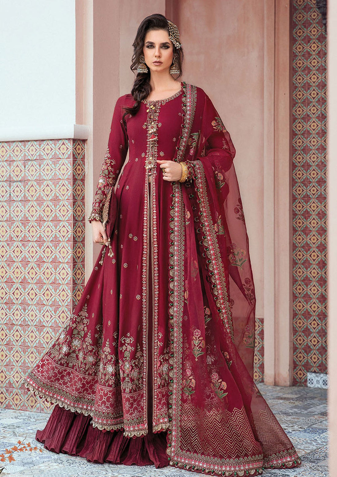 Formal Collection - Maria B - Sateen - Fall - MSF#08 - Official Maria B - Agha Fabrics UK