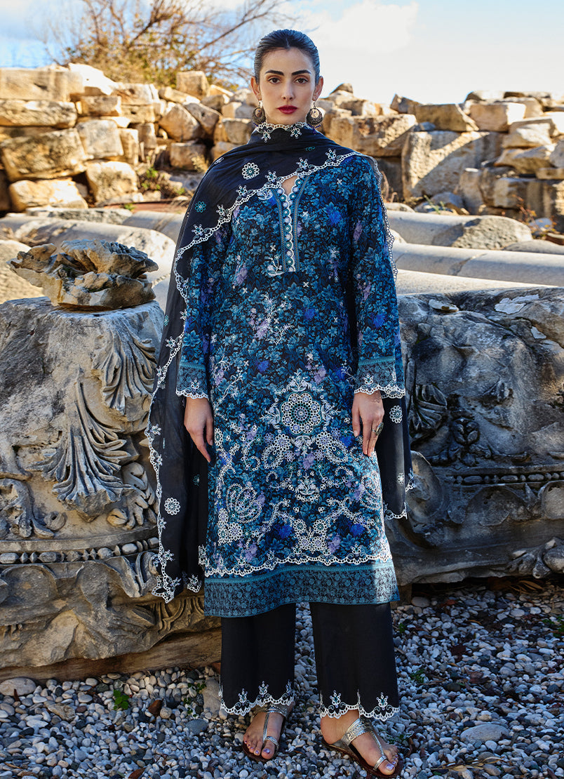 Image | Spring Printkari 25 | Zerina - Official Image - Agha Fabrics UK