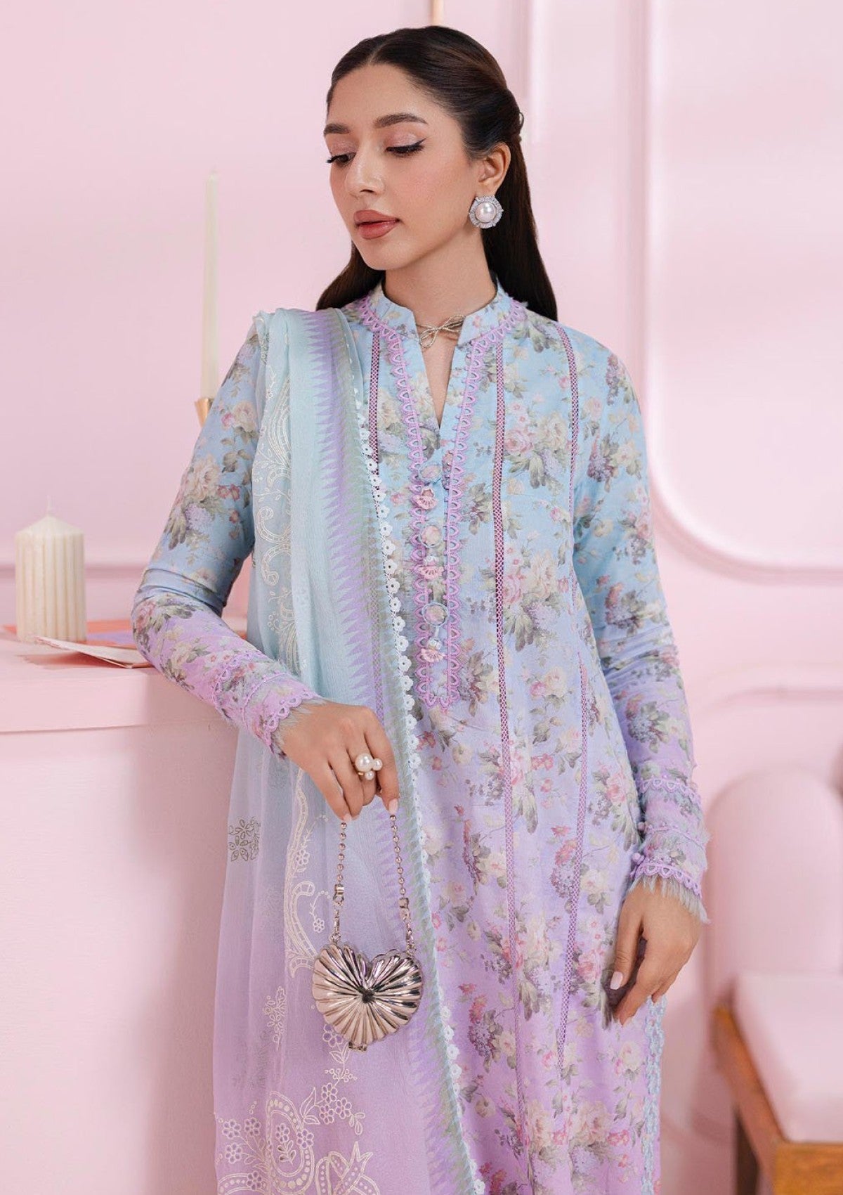 Lawn - Qalamkar - Q Prints 25 - Vol II - QLM#08-B