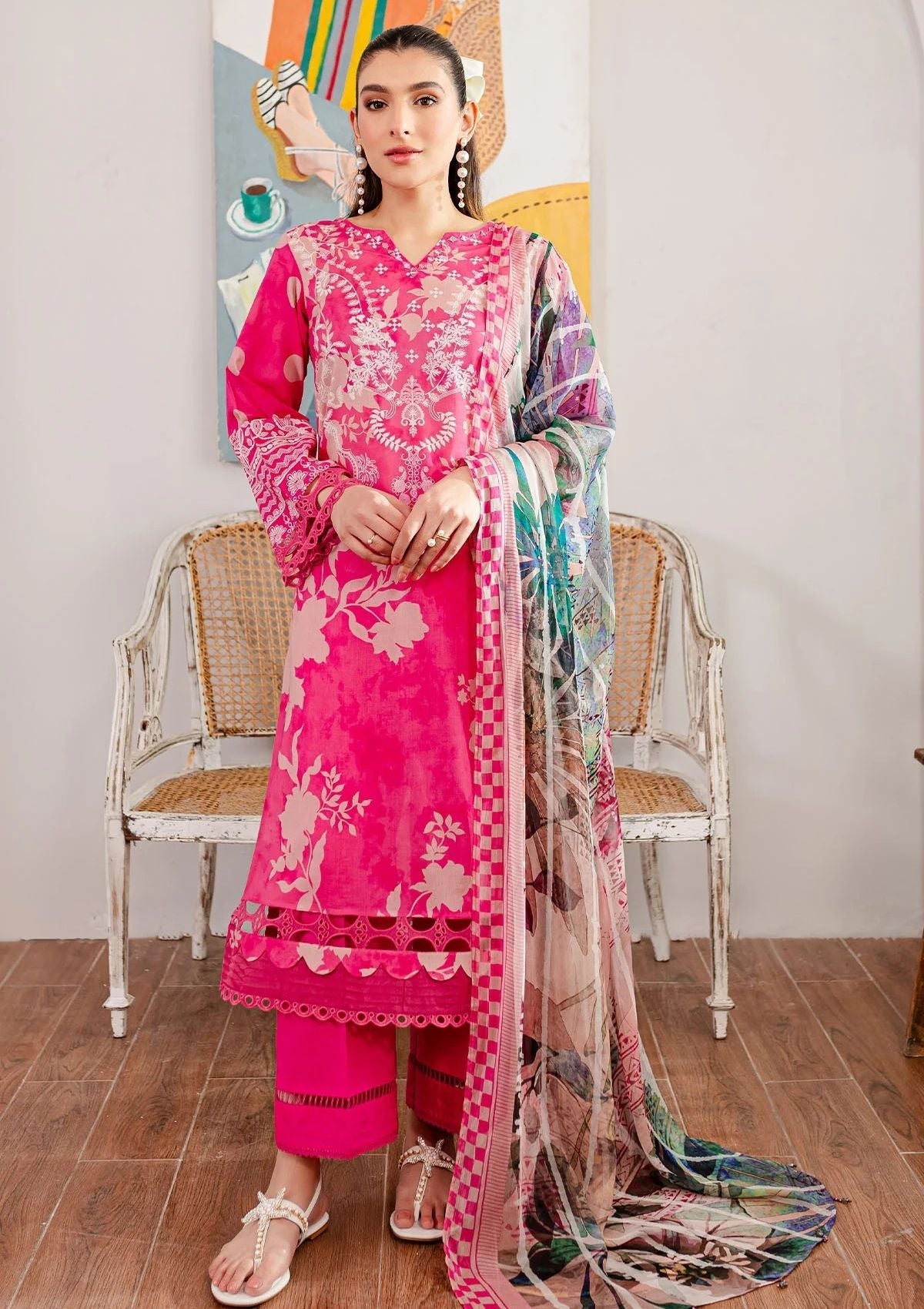 Lawn Collection - Nureh - Signature Prints - SP24#103 - Official Nureh - Agha Fabrics UK