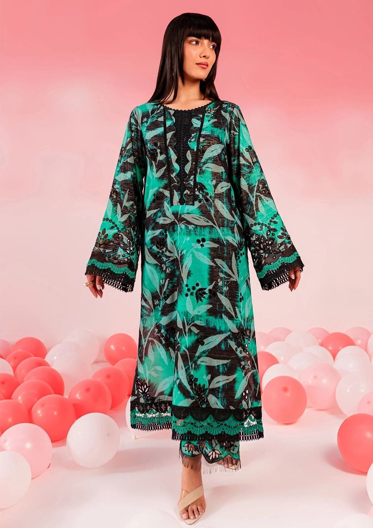 Lawn Collection - Nureh - Ballerina 24 - NU2#144 - Official Nureh - Agha Fabrics UK