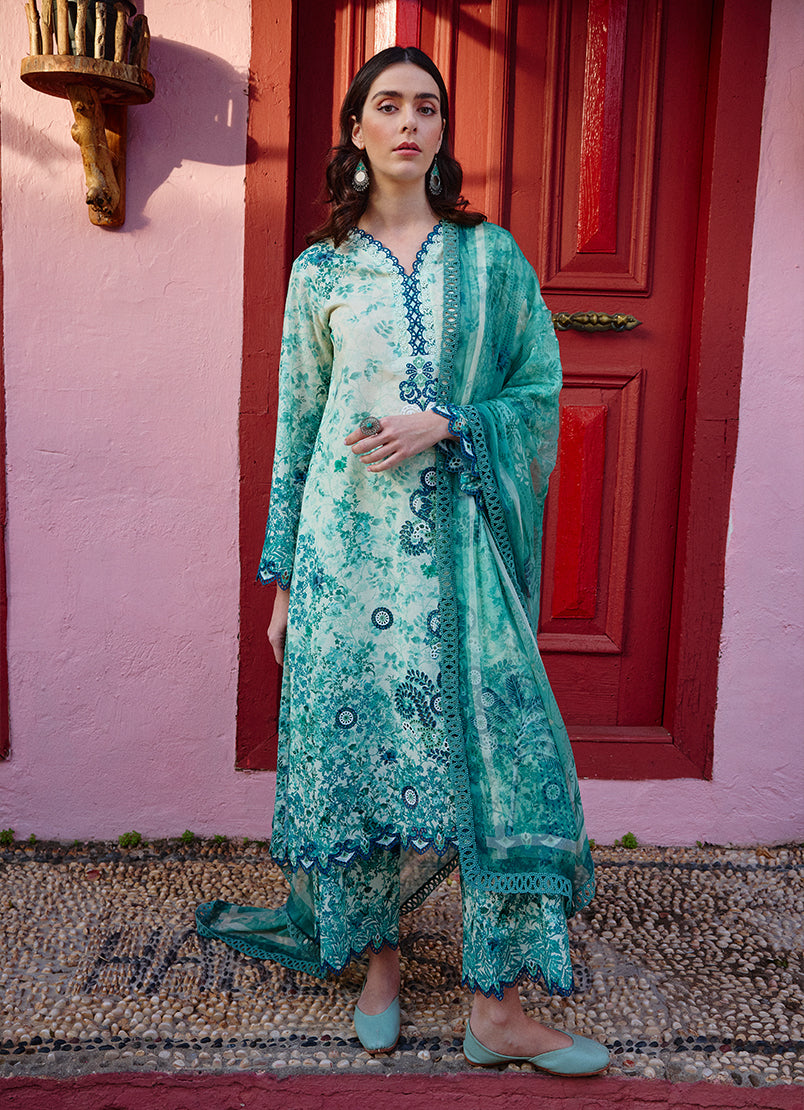 Image | Spring Printkari 25 | Sahar - Official Image - Agha Fabrics UK