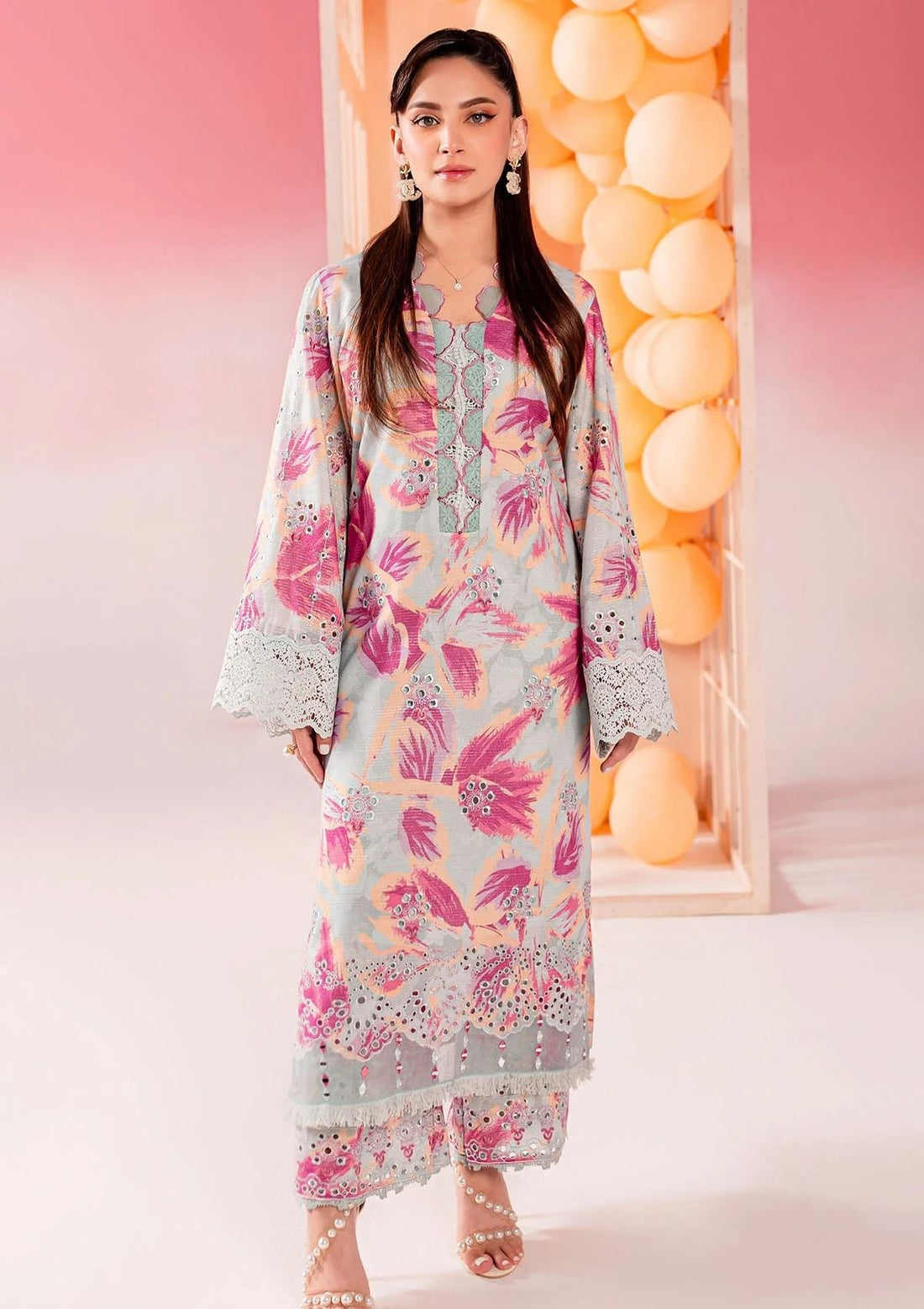 Lawn Collection - Nureh - Ballerina 24 - NU2#139 - Official Nureh - Agha Fabrics UK