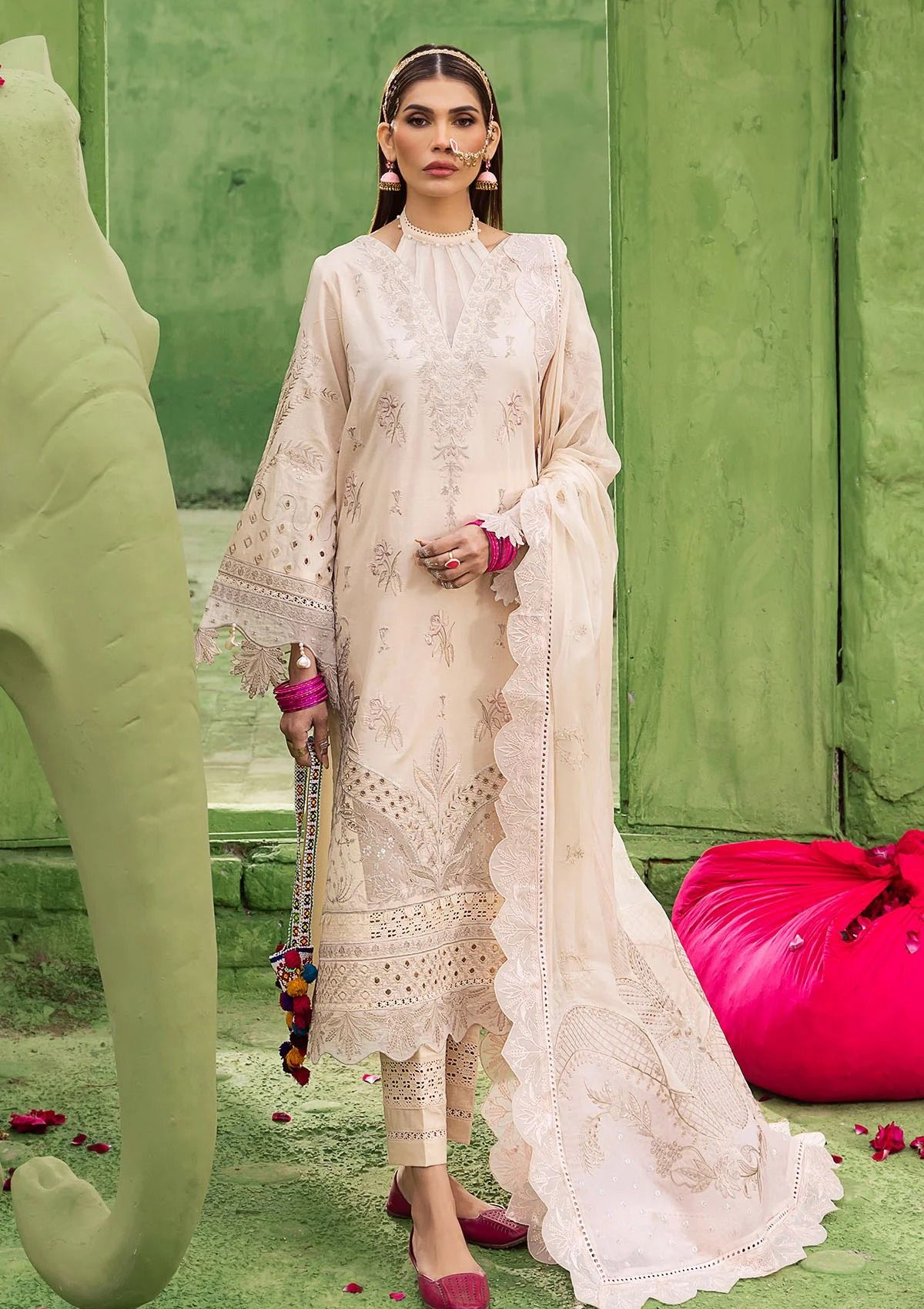 Lawn Collection - Nureh - Mela - NDS - 104 - Official Nureh - Agha Fabrics UK