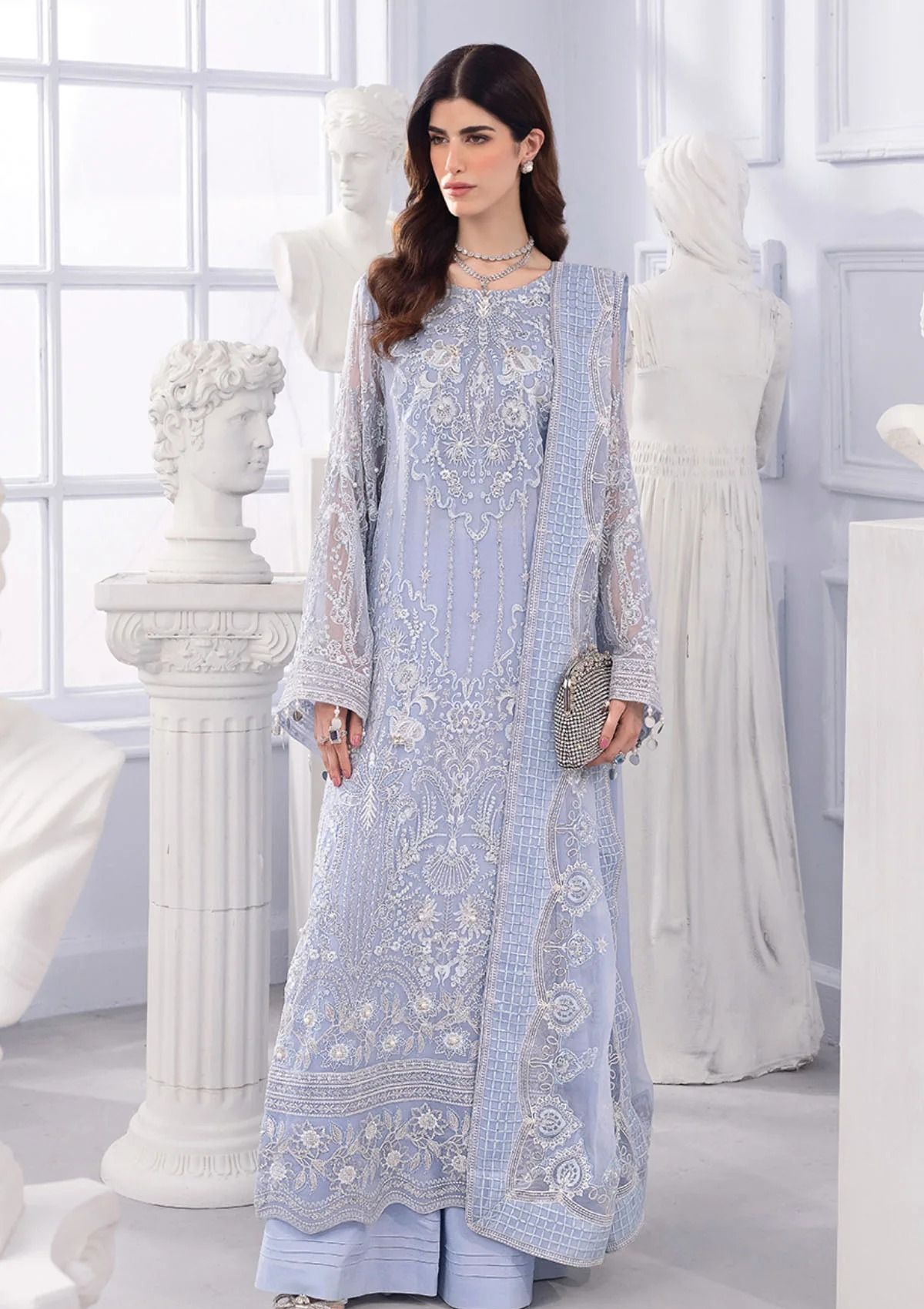 Formal Collection - Nureh - Ellenora - Luxury - Chiffon - NEL#30 - Official Nureh - Agha Fabrics UK