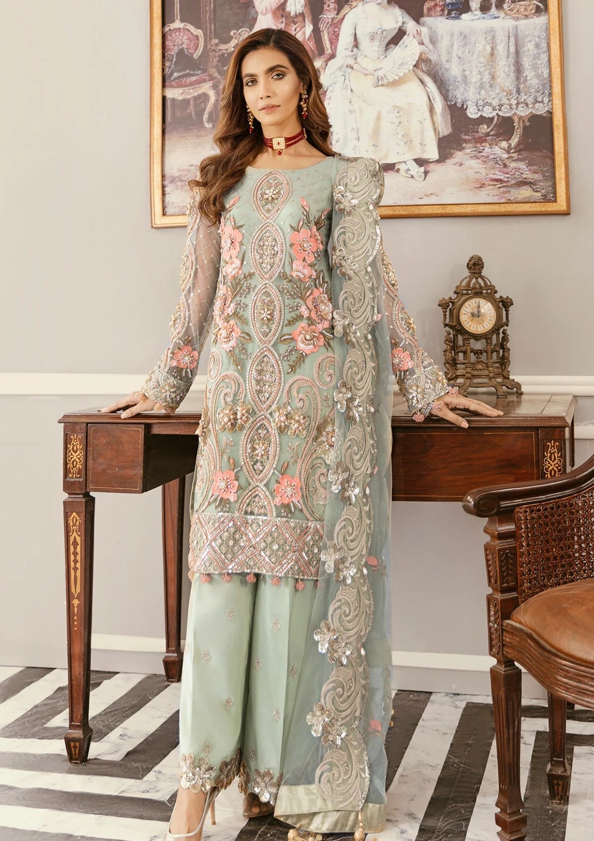 Formal Collection - Akbar Aslam - Libas-e-Khas - Angelica - Official Akbar Aslam - Agha Fabrics UK