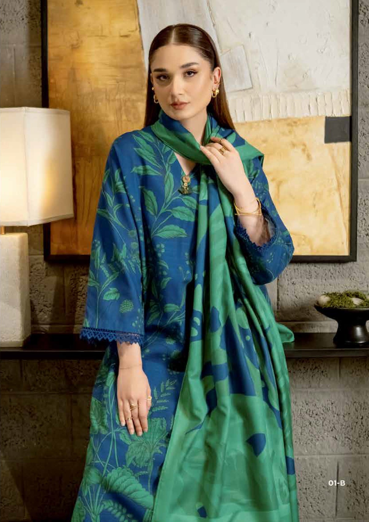 Winter Collection - M.Basics - Mirage - MBM#01B - Official M.Basics - Agha Fabrics UK