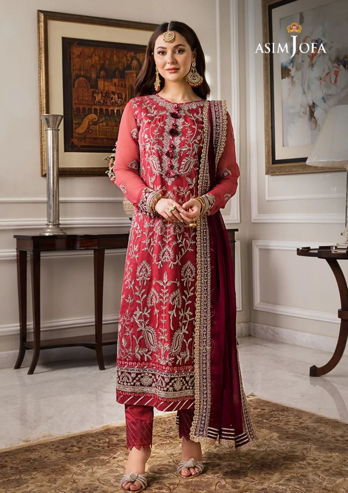 Formal Collection - Asim Jofa - Zari Sitara - AJZS#28 - Official Asim Jofa - Agha Fabrics UK