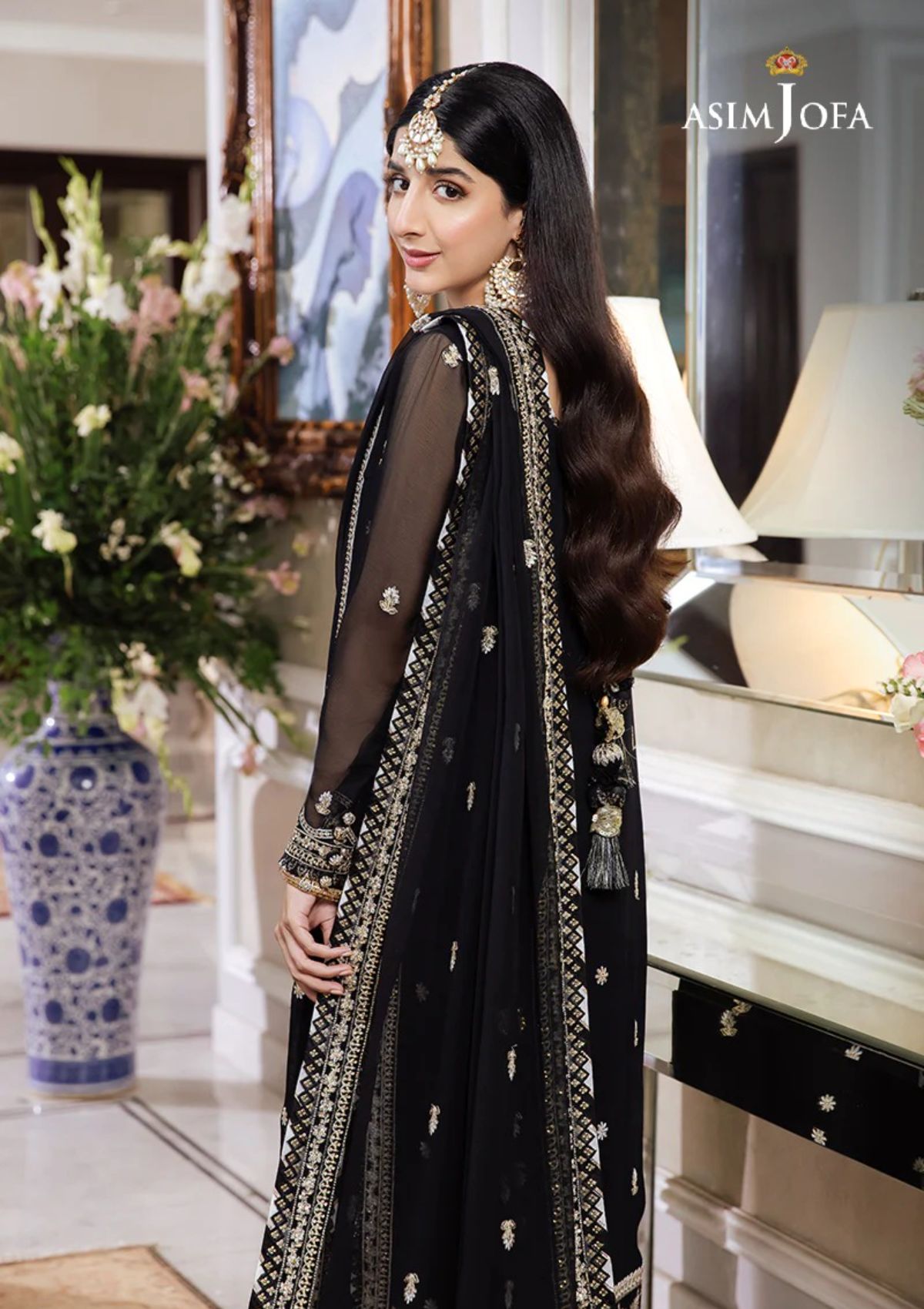 Formal Collection - Asim Jofa - Zari Sitara - AJZS#14 - Official Asim Jofa - Agha Fabrics UK