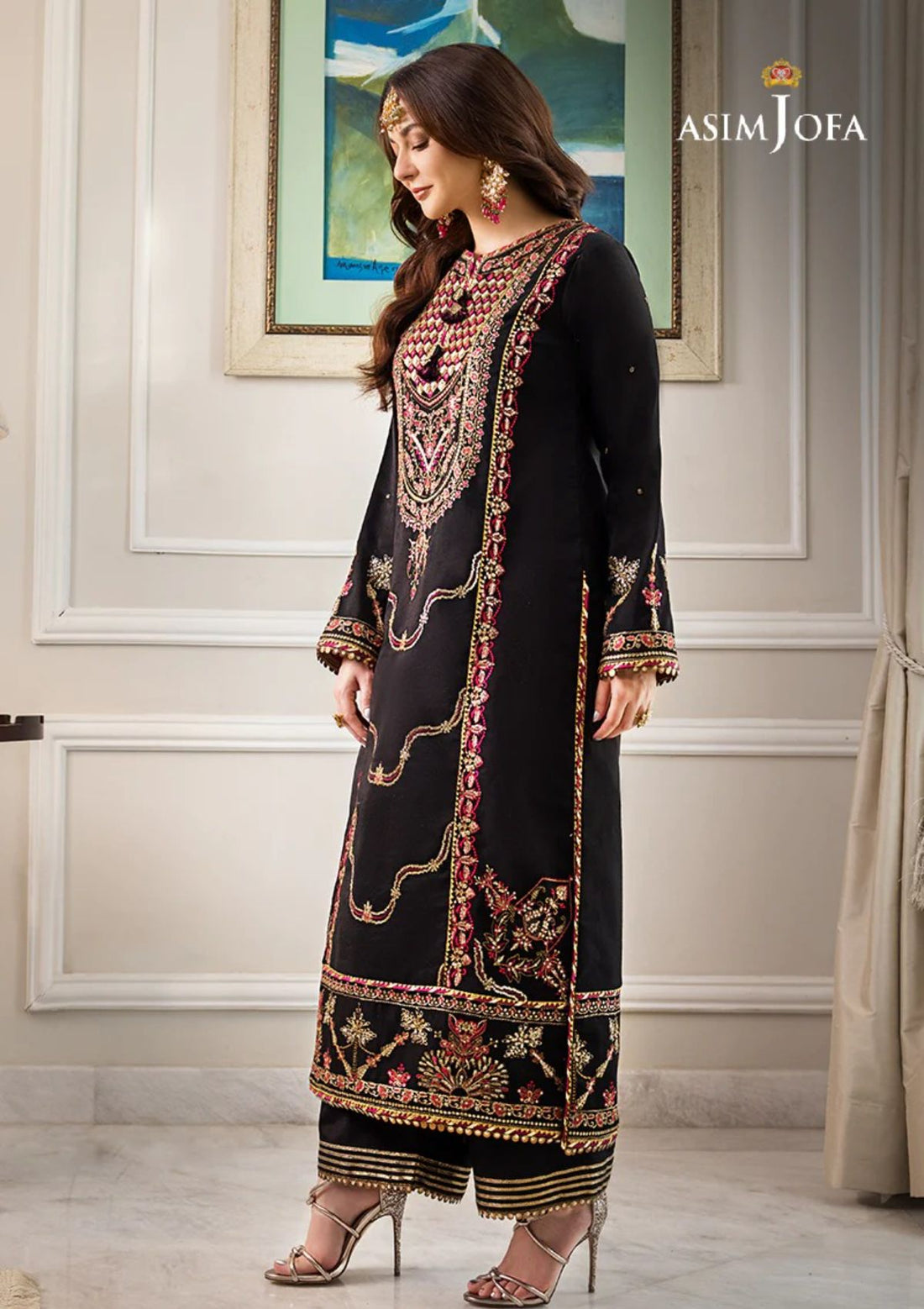 Formal Collection - Asim Jofa - Zari Sitara - AJZS#25 - Official Asim Jofa - Agha Fabrics UK