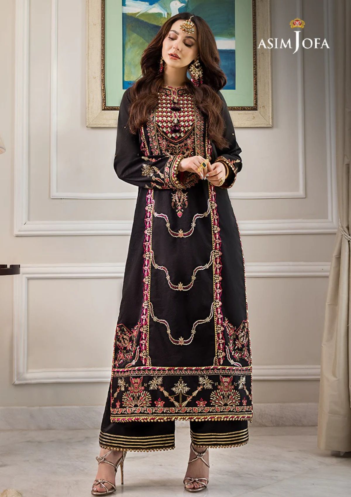 Formal Collection - Asim Jofa - Zari Sitara - AJZS#25 - Official Asim Jofa - Agha Fabrics UK