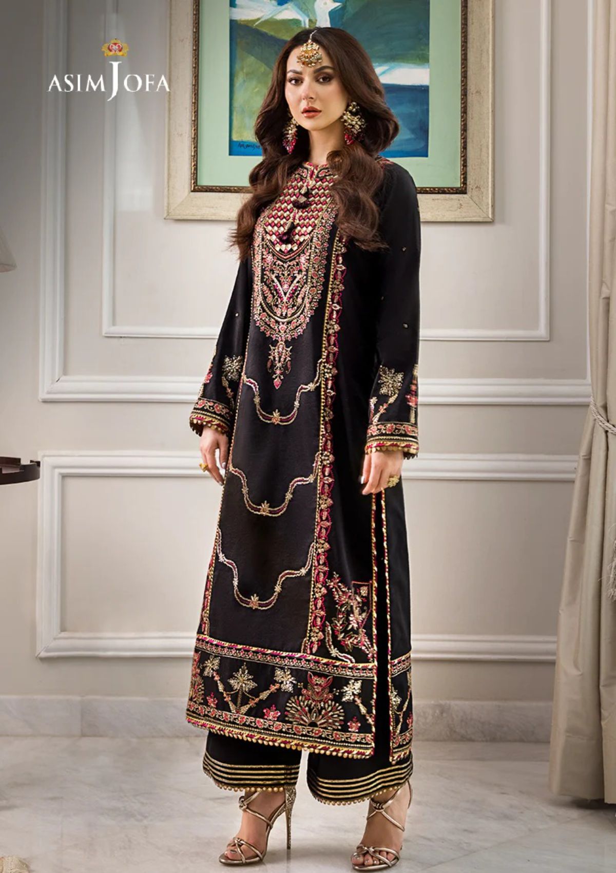 Formal Collection - Asim Jofa - Zari Sitara - AJZS#25 - Official Asim Jofa - Agha Fabrics UK
