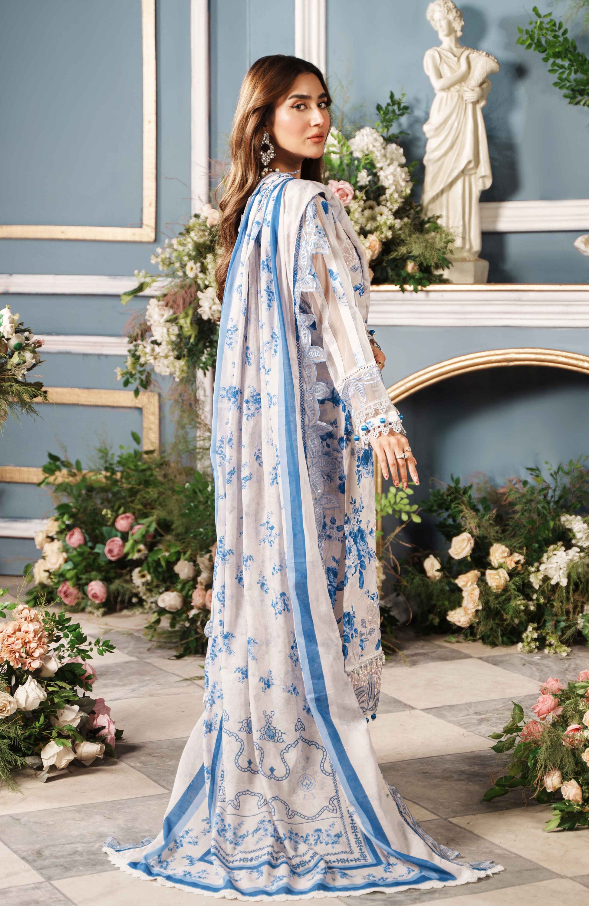 Al Zohaib | Printkari Cutwork Applique 24 | PCA-24-02 - Official Al Zohaib - Agha Fabrics UK