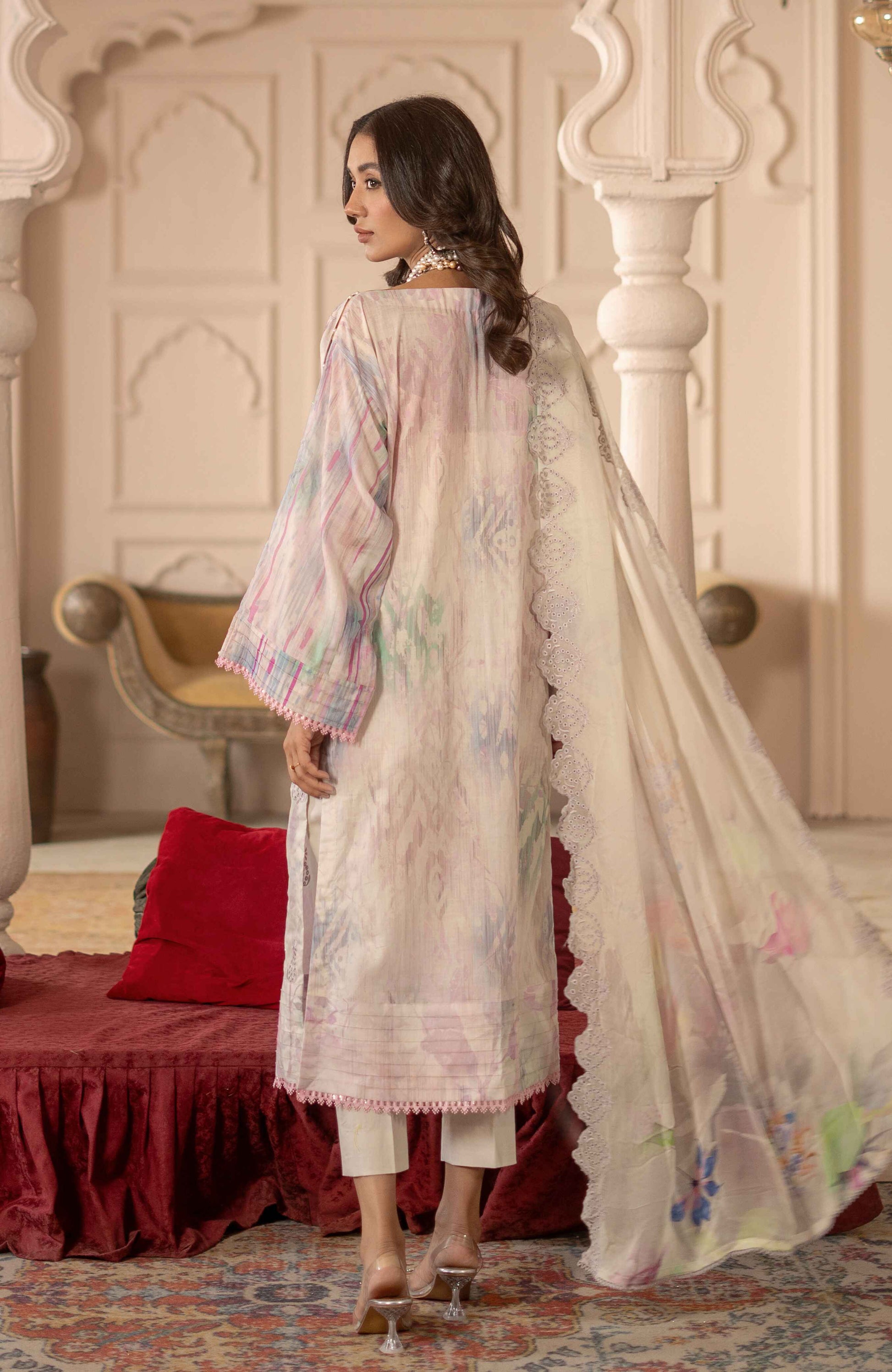 Al Zohaib | Sunshine Bloom Premium Lawn 25 | SBP-25-02 - Official Al Zohaib - Agha Fabrics UK