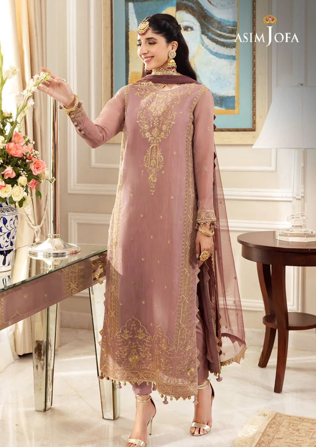 Formal Collection - Asim Jofa - Zari Sitara - AJZS#20 - Official Asim Jofa - Agha Fabrics UK
